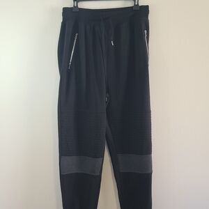 Stylish Black Joggers with Zipper Pockets